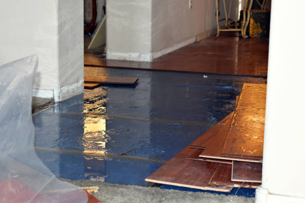 Professional Basement Water Removal technician working in Gardiner, ME